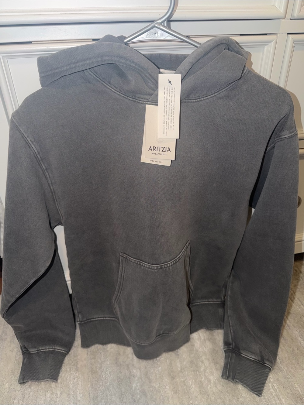 Aritzia Lived in Dark Grey Hoodie